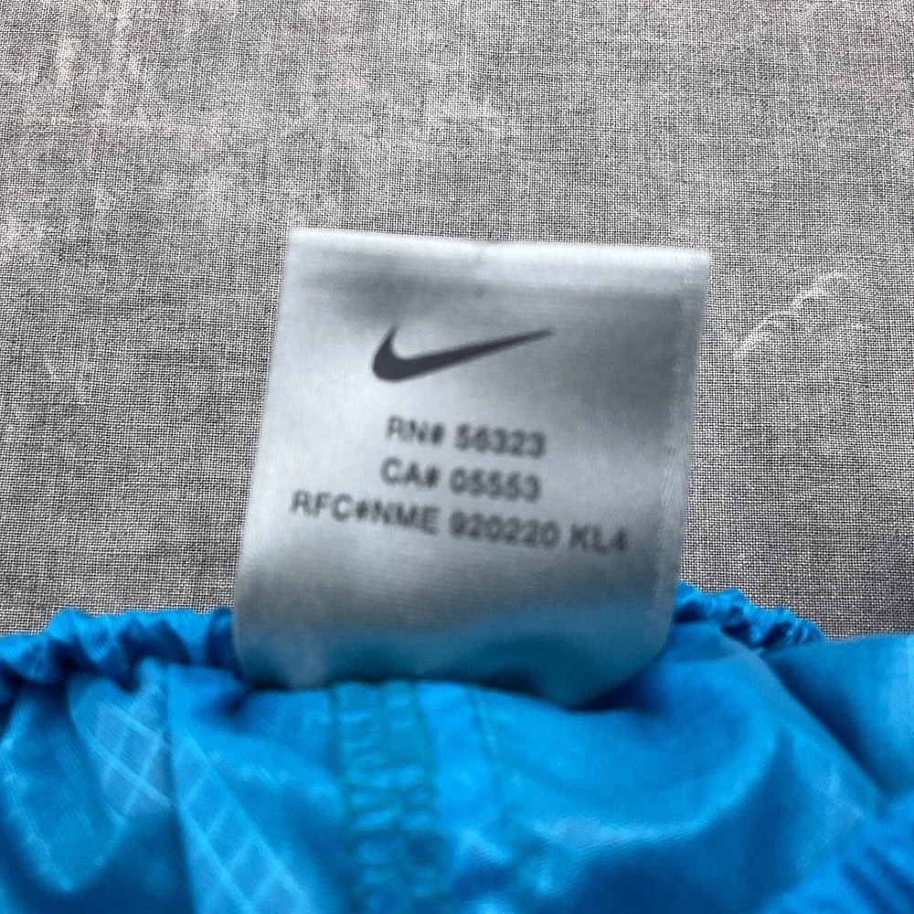 Nike Track Pants Women 4-6 Blue‎ Jogger Windbreaker Softshell Athletic 80